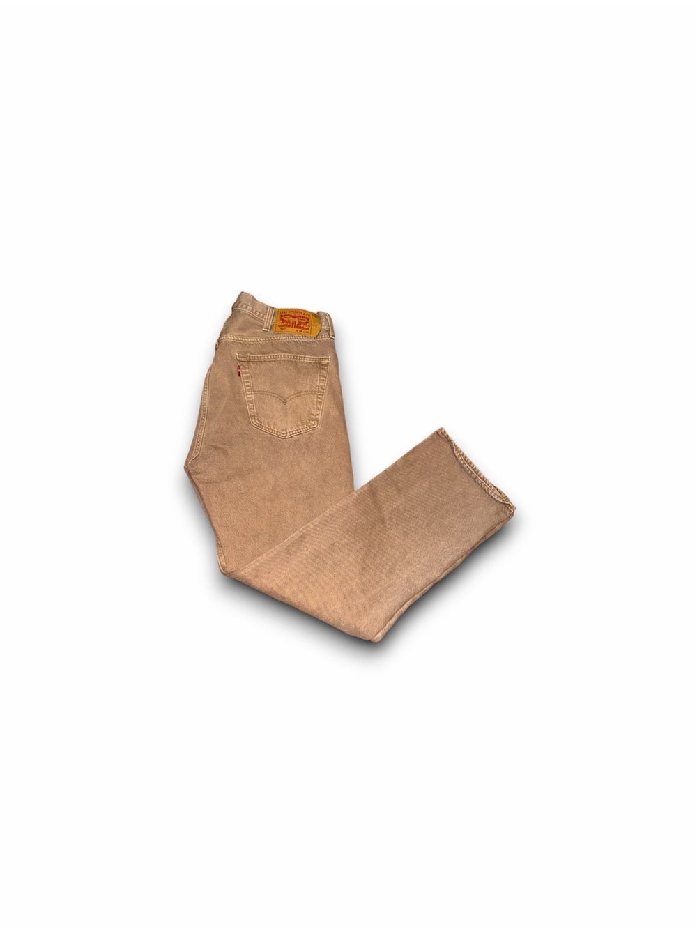 Levi’s 501 Men’s Size 38x32 Jeans Original Button Fly Color Beige